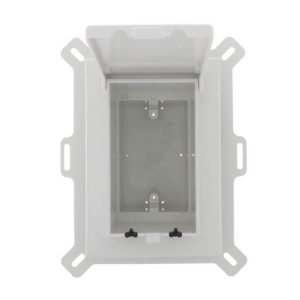 Arlington DBVS1W 1-Gang Weatherproof Low Profile Recessed Electrical Box