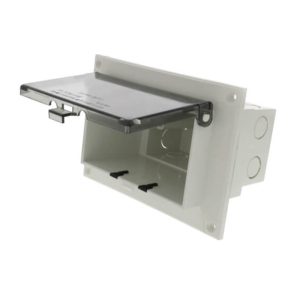 Arlington DBHR1C Horizontal 1-Gang Low Profile Inbox for Retrofit Flat Surfaces
