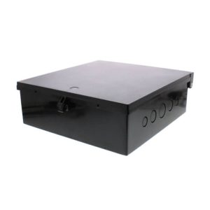 Arlington EB1212BPBL 12" x 12" x 4" Heavy-Duty Non-Metallic Enclosure Box w/ Back Plate