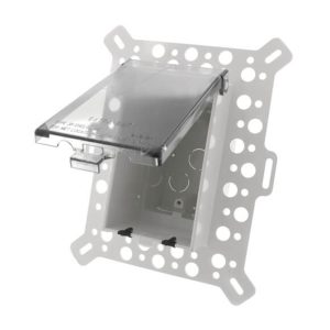 Arlington DBVM1C Low Profile InBox for New Stucco, Textured Surfaces & Rigid Siding, Clear Cover