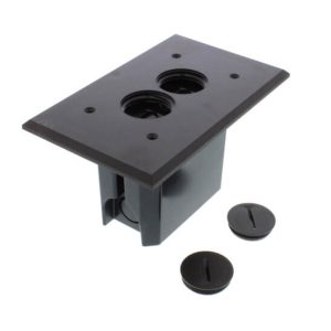 Arlington FLBR101BR Non-Metallic Floor Box for Installed Floors