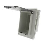 Arlington DBVR141C Clear Vertical Low Profile InBox for Retrofit Siding Construction