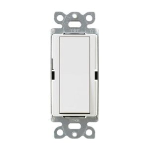Lutron CA-3PS-WH Claro 15 Amp On/Off 3-Way White Switch