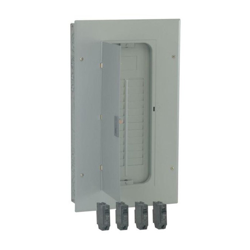 GE TLM2412CCUG1K 125A 24-Space 24-Circuit Indoor Main Lug Value Kit Includes Select Circuit Breaker
