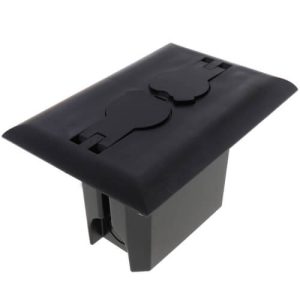 Arlington FLBRF101BL Non-Metallic Black Floor Box for Installed Floors
