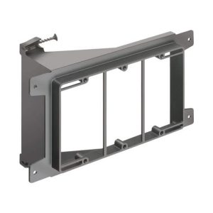 Arlington LVS3 3-Gang Screw On Low Voltage Mounting Bracket for New Construction