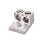 Siemens H56732 Mechanical Lug, 2-Conductor, 1-Hole Mount, Aluminum, 4 AWG - 350 MCM