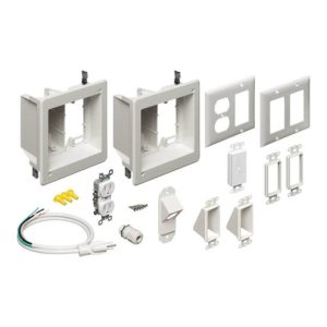 Arlington TVBR2505K 2-Gang TV Bridge Kit for Flat-Screen TVs