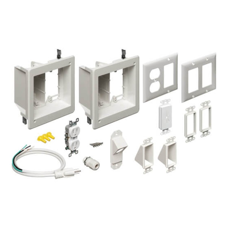 Arlington TVBR2505K 2-Gang TV Bridge Kit for Flat-Screen TVs