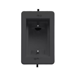 Arlington DVFR1BL 1-Gang Black Recessed Indoor InBox for New & Retrofit Construction