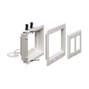 Arlington LVU2W 2-Gang Recessed Low-Voltage Mounting Bracket