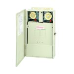 Intermatic T40604RT3 100 A Load Center with 300 W Transformer and T104M & T106M Mechanisms, 8-Breaker Spaces