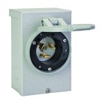 Reliance Controls PB50 Generators Up to 12,500 Running Watts 50-Amp NEMA 3R Power Inlet Box