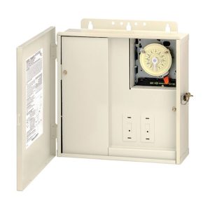 Intermatic T10004RT1 Control Panel with 100 W Transformer and T104M Mechanism
