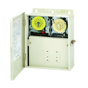 Intermatic T12404R Control Panel with T104M201 & T104M Mechanisms