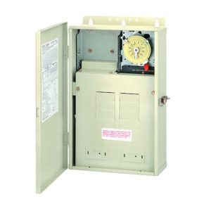 Intermatic T30004R 100 A Load Center with T104M Mechanism, 8-Breaker Spaces