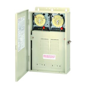 Intermatic T30604R 100 A Load Center with T106M & T104M Mechanisms, 8-Breaker Spaces