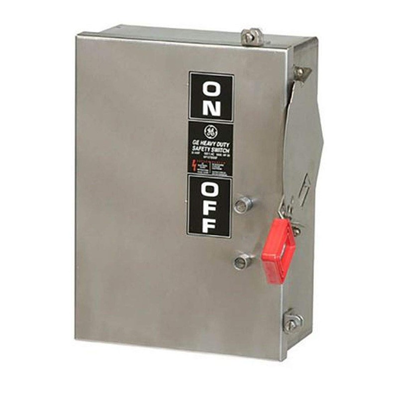 GE THN3361SS 30A 600VAC Heavy Duty Non-Fusible Safety Switch