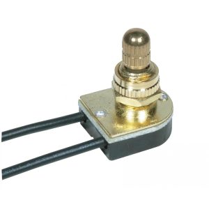 SATCO 90-501 On-Off Metal Rotary Switch 3/8in