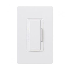 Lutron RRD-PRO-WH RadioRA 2 RF Maestro Pro LED+ Dimmer Phase Selectable White