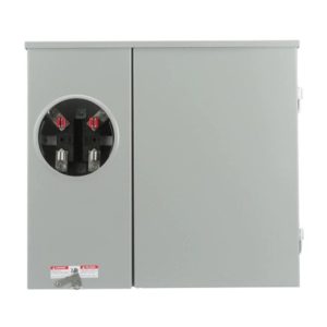 Siemens MC0816B1200RTH 200 Amp 8-Space 16-Circuit OH/UG Ringless Meter Combo with Feed-Thru Lugs