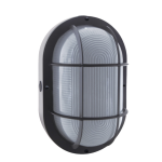 NaturaLED 7024 LED-FXBWL10/830/BK 10W BULKHEAD WALL LIGHT 3000K