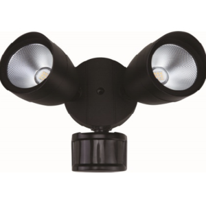 NaturaLED 7031 LED-FXBFD20/850/BK-SEN 20W SECURITY FLOODLIGHT - MOTION SENSOR INCLUDED 5000K