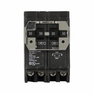 Eaton BR430 Quad 30 Amp Double Pole & 30 Amp Double Pole Circuit Breaker