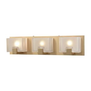 ELK 11972/3 Ridgecrest 3 Light 21in Satin Brass Vanity Light Wall Light