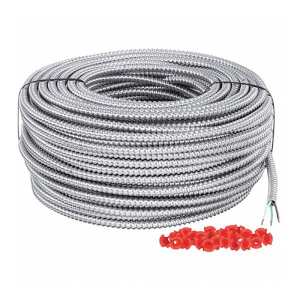 Northern Cables 14-3-MC Metal Clad Armored Cable 14 AWG, 250 ft – Led ...