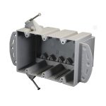 Cantex EZ74TN 3-Gang Nail-On Switch Box