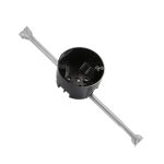 Cantex EZ20CH Round Ceiling Box With Brackets, Nail On 20 Cubic-Inch