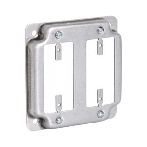 Raco 809C 4in 2-GFCI Square Cover