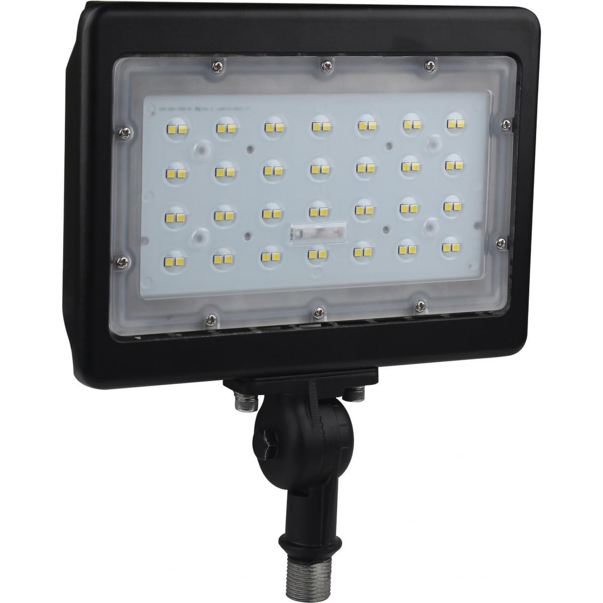 TCP FLYUA1W40KBR 15W LED FLOOD LIGHT W/ YOKE MOUNT 4000K