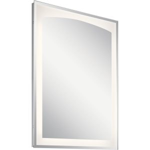 KICHLER 86006WH 30" LED TYAN VANITY MIRROR WITH ETCHED GLASS 3000K