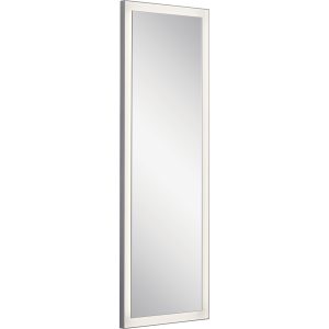 KICHLER 84174 20" LED RYAME LIGHTED MIRROR SILVER 3000K