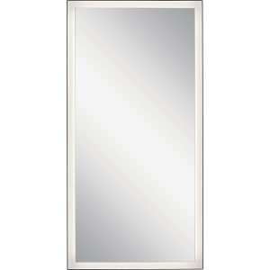 KICHLER 84171 30" LED RYAME LIGHTED MIRROR BLACK 3000K