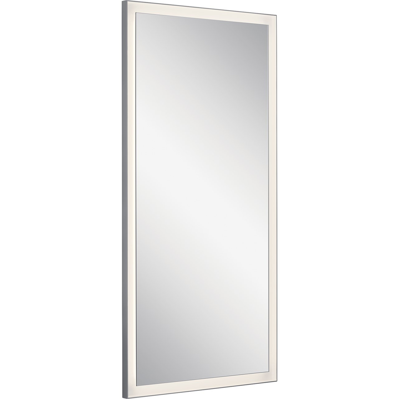 KICHLER 84172 30" LED RYAME LIGHTED MIRROR SILVER 3000K
