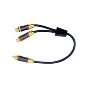 W-Box VCY1BKG1 RCA Male Stereo to Dual RCA Female