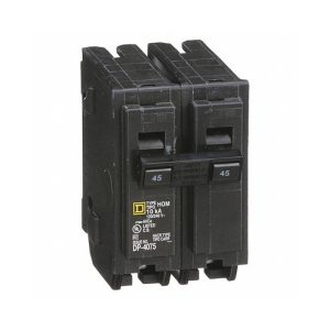 Square D HOM245 Miniature Circuit Breaker 45A Circuit Breaker Type Standard, Number of Poles 2