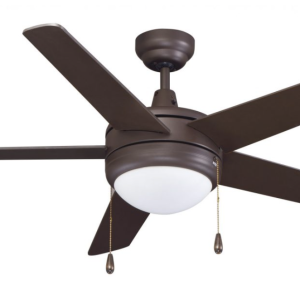 ROYAL PACIFIC 1005LED-OB-OB 50" SWEEP MIRAGE 5-BLADE CEILING FAN OIL RUBBED BRONZE - INTEGRATED LED LIGHT KIT INCLUDED