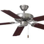 ROYAL PACIFIC 1032BN-WT LED DESERT MOON 52" 5-BLADE CEILING FAN BRUSHED NICKEL / WALNUT