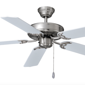 ROYAL PACIFIC 1032BN-WW LED DESERT MOON 52" 5-BLADE CEILING FAN BRUSHED NICKEL / WHITE
