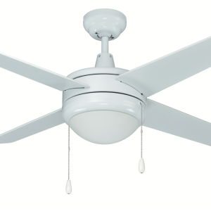 ROYAL PACIFIC 1041LED-WW-WW LED EUROPA II 44" 4-BLADE CEILING FAN WHITE - LED LIGHT KIT INCLUDED