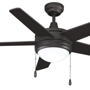 ROYAL PACIFIC 1042OB-OB-E26-L LED MIRAGE II 44" 5-BLADE CEILING FAN OIL-RUBBED BRONZE - E26 LED LIGHT KIT INCLUDED