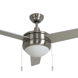 ROYAL PACIFIC 1043LED-BN-BN LED CONTEMPO IV 52" 3-BLADE CEILING FAN BRUSHED NICKEL - LED LIGHT KIT INCLUDED