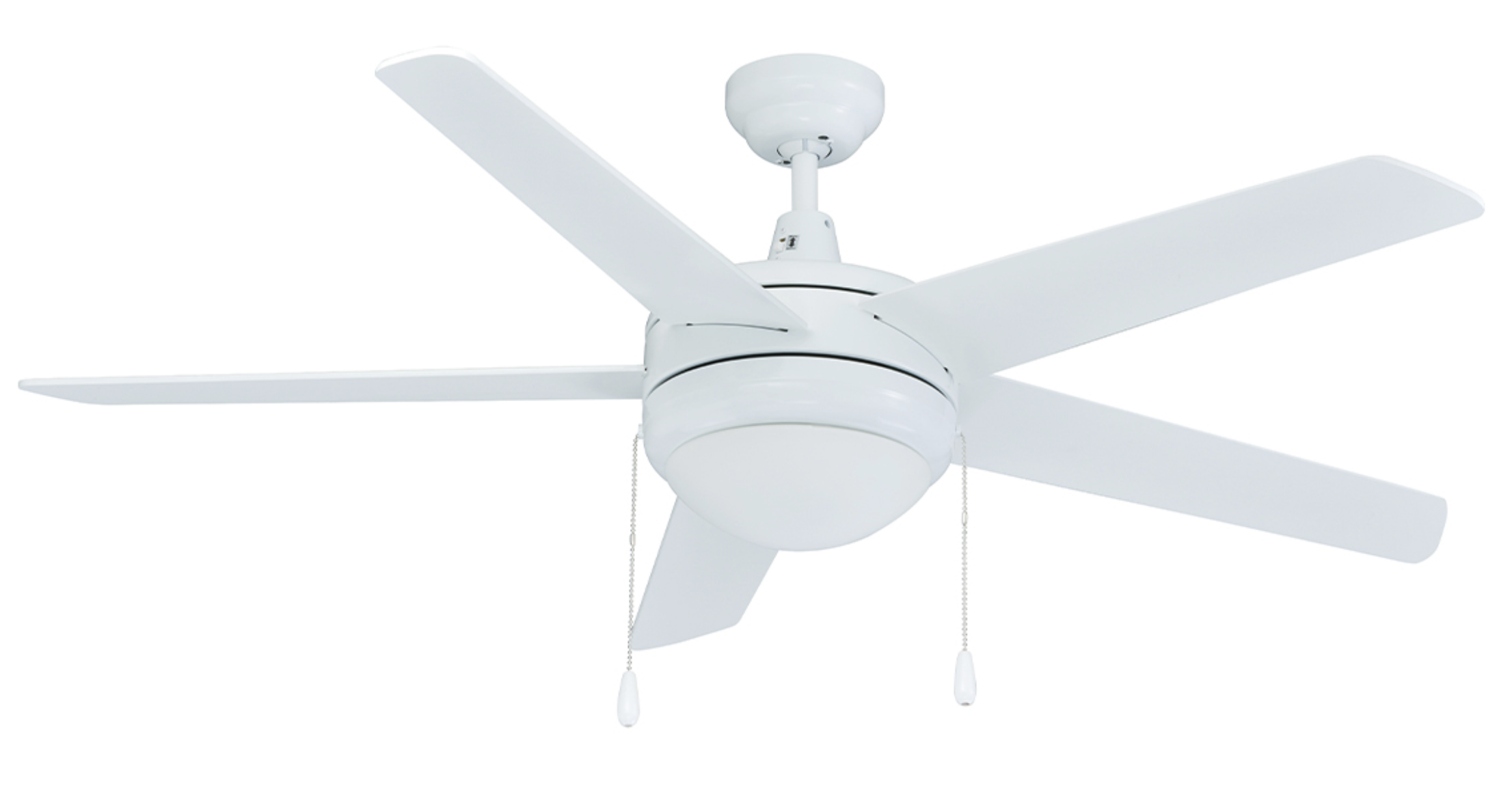 ROYAL PACIFIC 1045LED-WW-WW LED MIRAGE IV 52" 5-BLADE CEILING FAN WHITE - LED LIGHT KIT INCLUDED