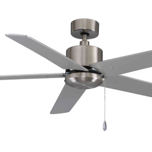 ROYAL PACIFIC 1065BN-BN ALDEA V 52" 5-BLADE CEILING FAN BRUSHED NICKEL
