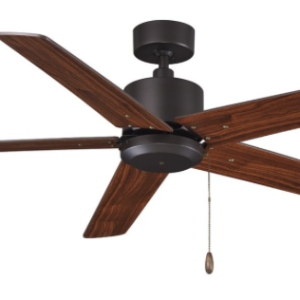 ROYAL PACIFIC 1065OB-WT ALDEA V 52" 5-BLADE CEILING FAN OIL-RUBBED BRONZE / WALNUT