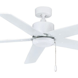 ROYAL PACIFIC 1065WW-WW ALDEA V 52" 5-BLADE CEILING FAN WHITE